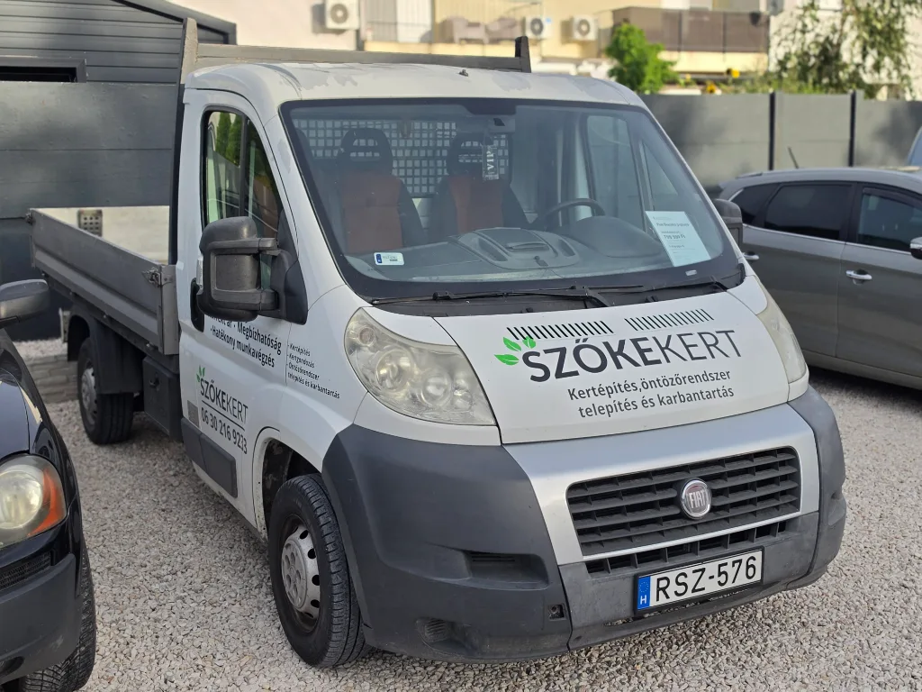 Fiat Ducato 3+plató/ 1.2 tonnás daru